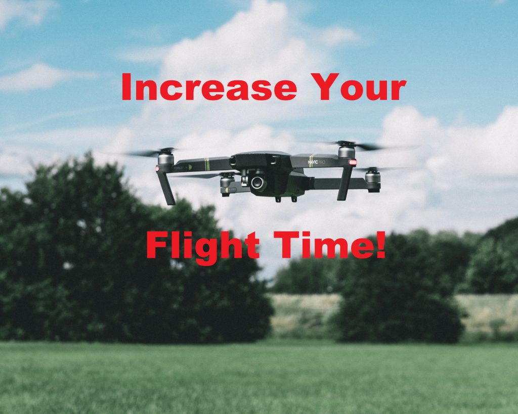 How to increase your drone quadcopter flight time