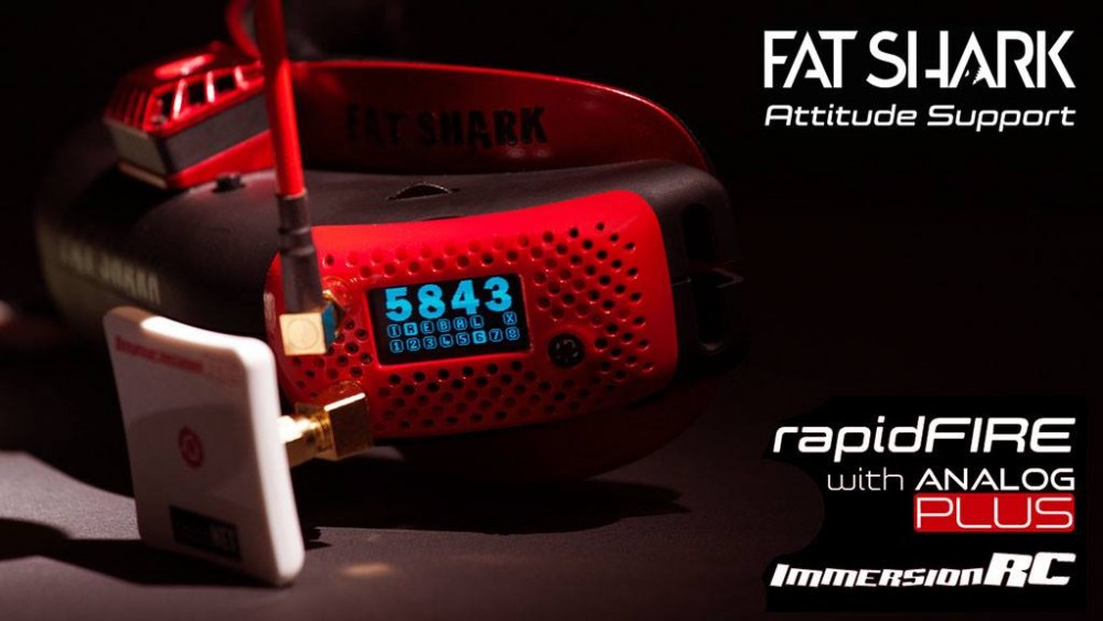 Genuine ImmersionRC RapidFIRE Analog Plus Goggle Rx Module for FPV Drone Race